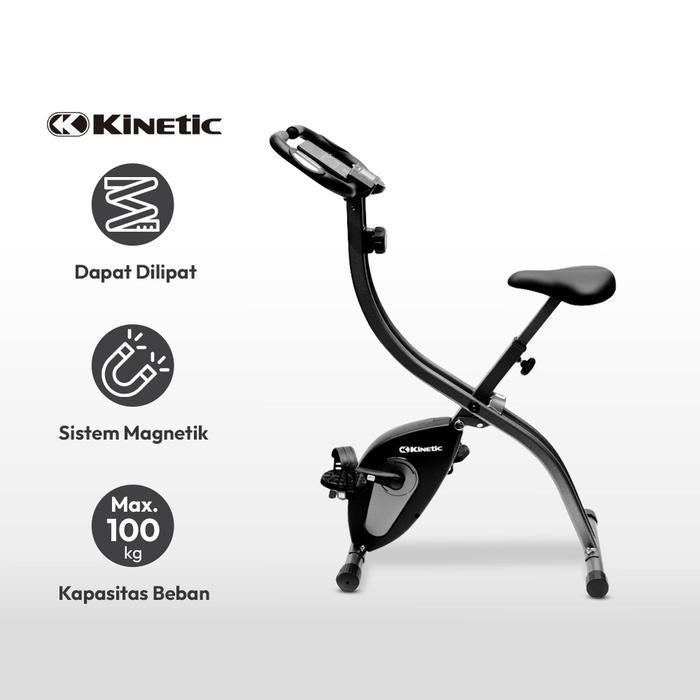KINETIC SEPEDA STATIS LIPAT NS-658S - HITAM/GOLD