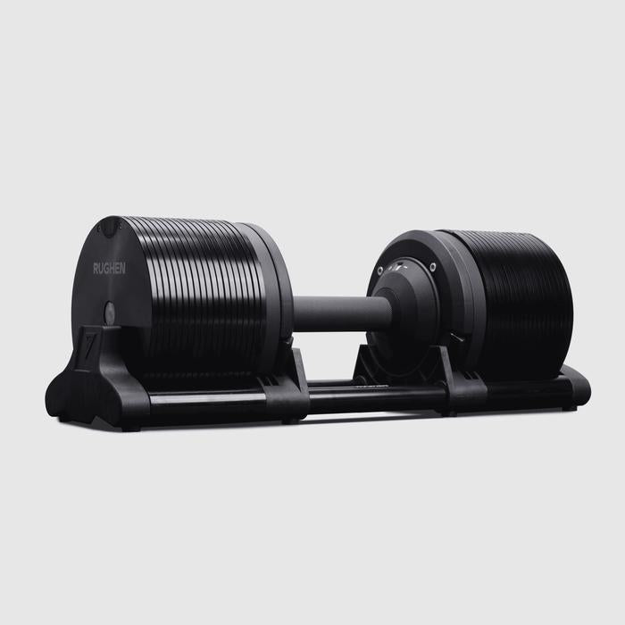 RUGHEN Black Adjustable Dumbbell - 24 Kg