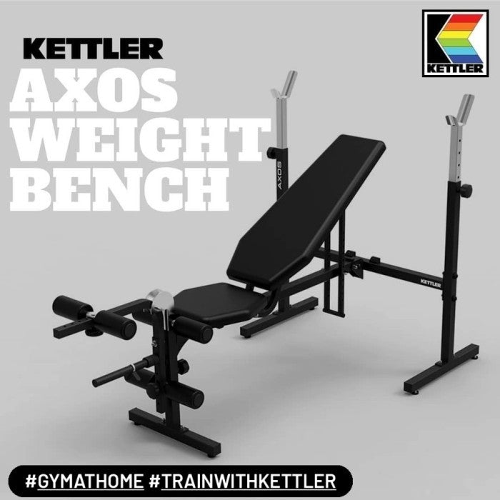 Kettler Axos Weight Bench Black 7629-900