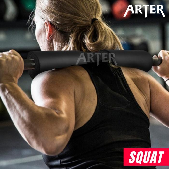 ARTER Barbell Pad Barbel Squat Foam Pelindung Pundak Leher HIP THRUST - Viral Pink