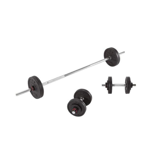 Decathlon CORENGTH Weight Training Dumbbells & Bars Kit 50kg - 8655649