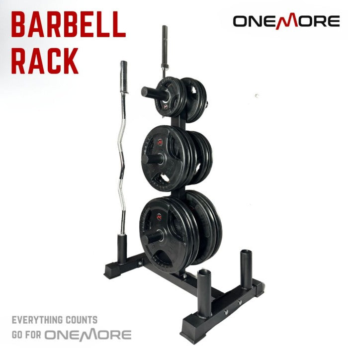 Rak Barbel ONE MORE Barbell dan Plate Rack