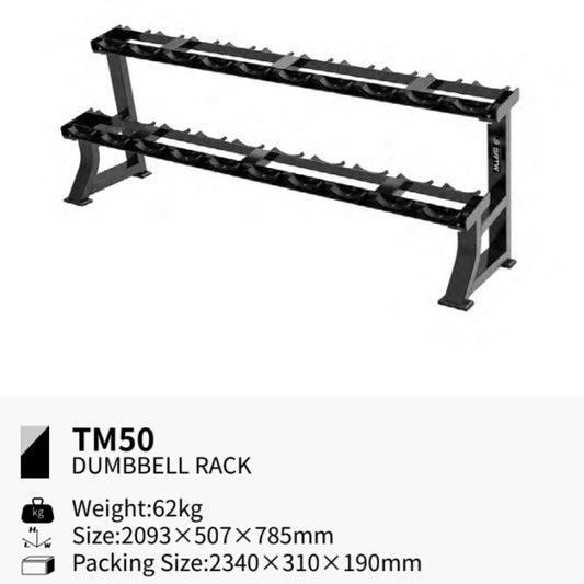 BRTW FITNESS Dumbell Rack TM50/Gym / Comercial Fitness