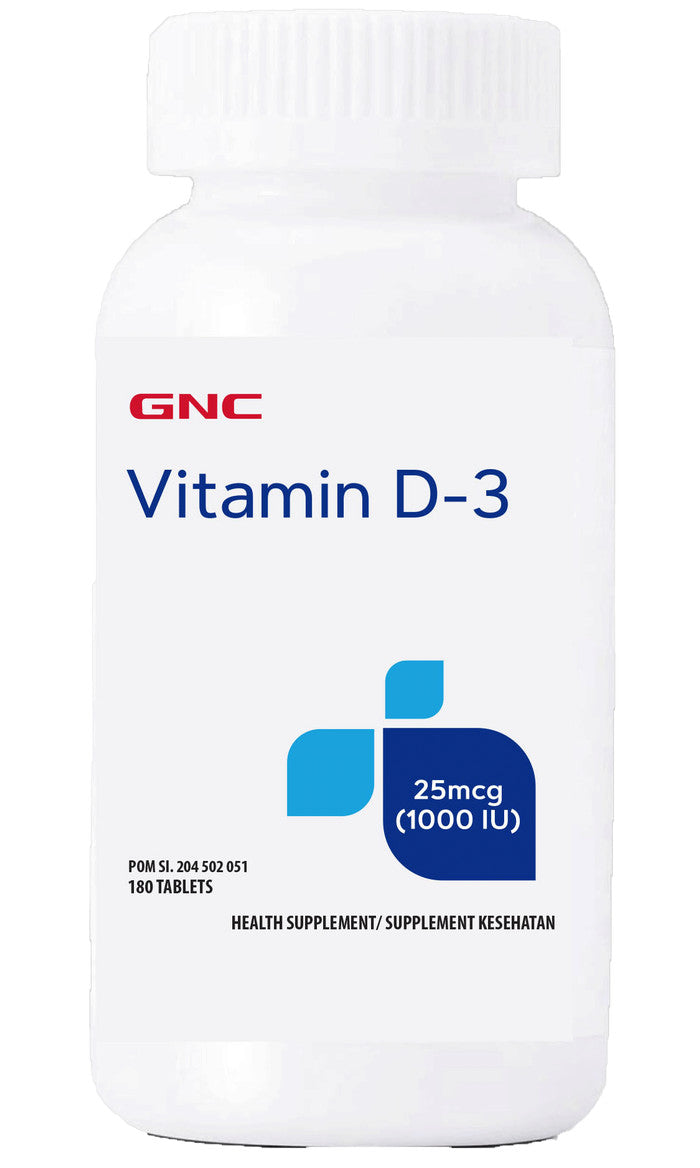 GNC Vitamin D-3 1000 - 180 Tablet (144722)