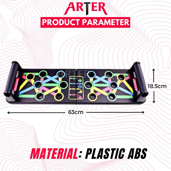 ARTER Push Up Board Foldable Papan Pushup Support Portable Training