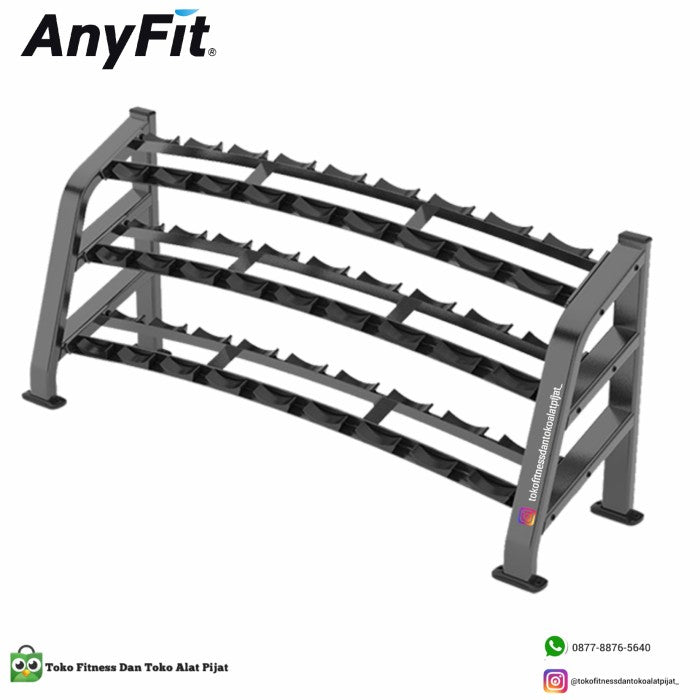 AnyFit PEB112-9 Dumbbell Rack 3 Tier-9 (27pcs /Comercial Grade
