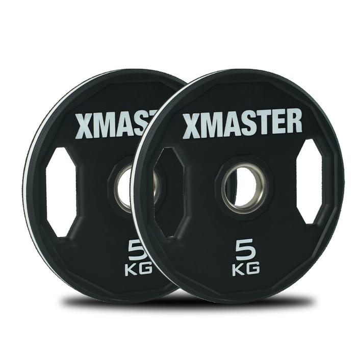XMASTER Hand Grip Plates Rubber Weight Plate Fitness CrossFit Training Powerlifting ROGUE ELEIKO - 10kg Sepasang