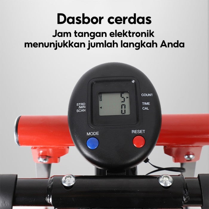 OneTwoFit Air Walker Climber Elliptical Trainer Freestyle Glider Alat Gym Peralatan Olahraga
