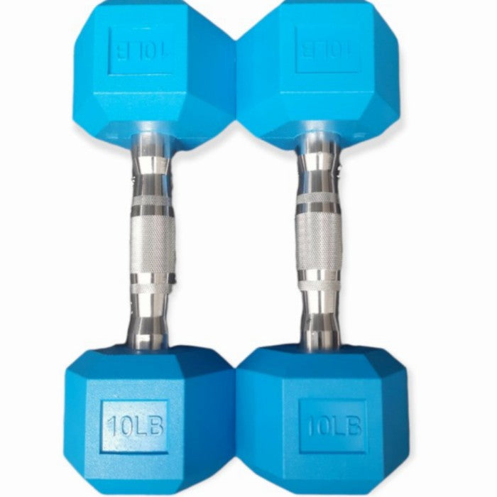 Hex Dumbbell Blue 2*10LB
