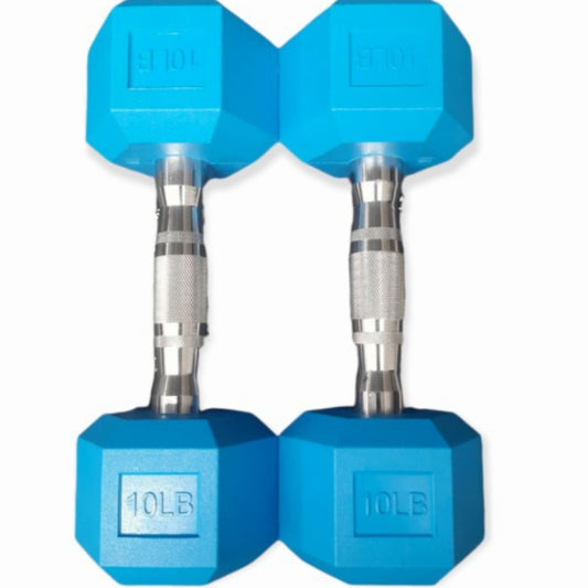 Hex Dumbbell Blue 2*10LB
