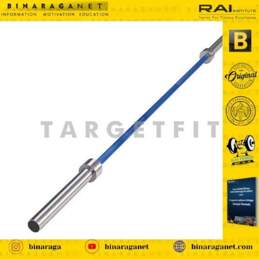 TARGET OLYMPIC CERAKOTE LONG BAR 20Kg - 1000lbs BLUE