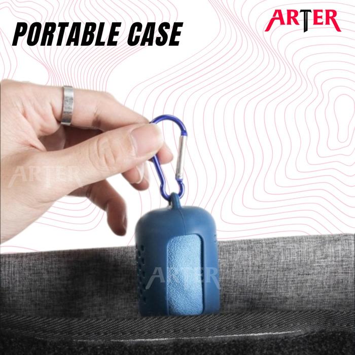 ARTER Handuk Yoga Quick Dry Towel Sport Hiking Olahraga Microfiber - Biru