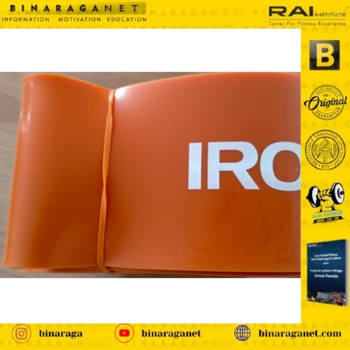 IRON BULL Resistance Power Band 2080*4.5*8.5mm Orange