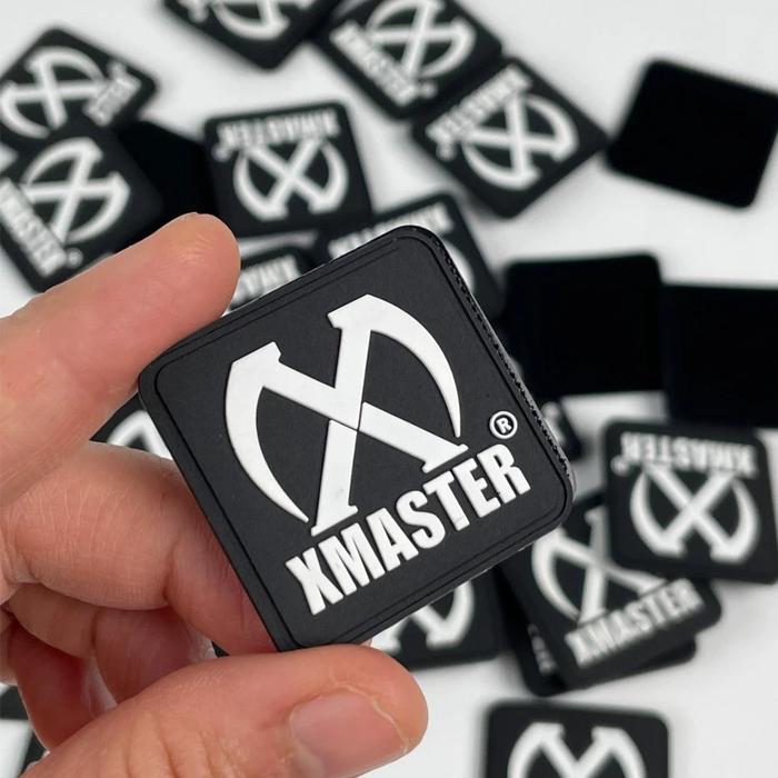 XMASTER Patch Rubber/PVC 3D sticker CrossFit NOBULL, Fitness Strength Gym Powerlifting ROGUE ELEIKO - Xmaster