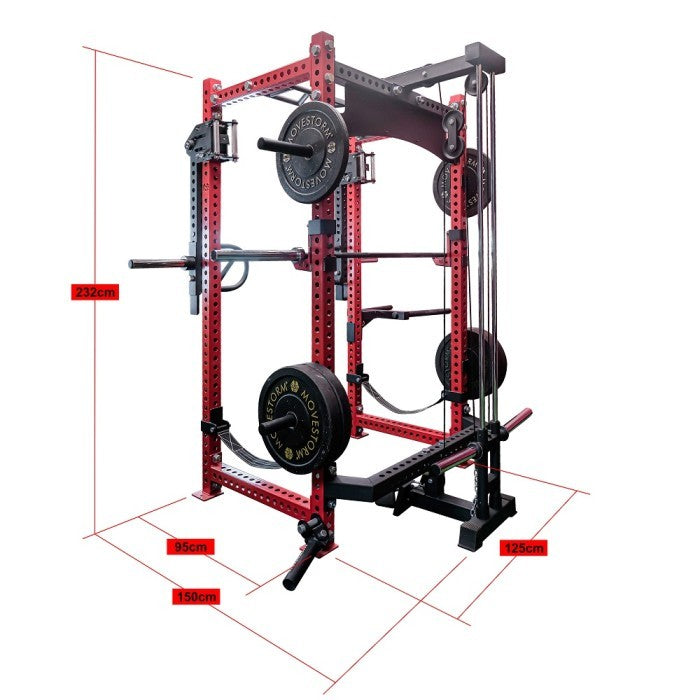 Power Rack Pully Adaptor Movestorm® Raptor Power Rack Pulley Attachment – BINARAGANET