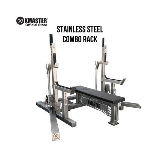 XMASTER Stainless Steel Squat Combo Rack IPF Powerlifting