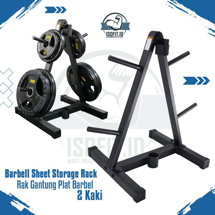 2-SETS Barbell Sheet Storage Rack / Rak Gantung Plat Barbel