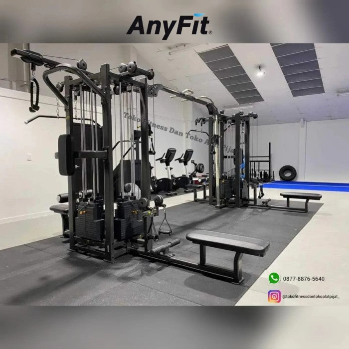 AnyFit Multi Station Gym 8 Stack / Comercial Premium Junggle System - pembayaran ke 2