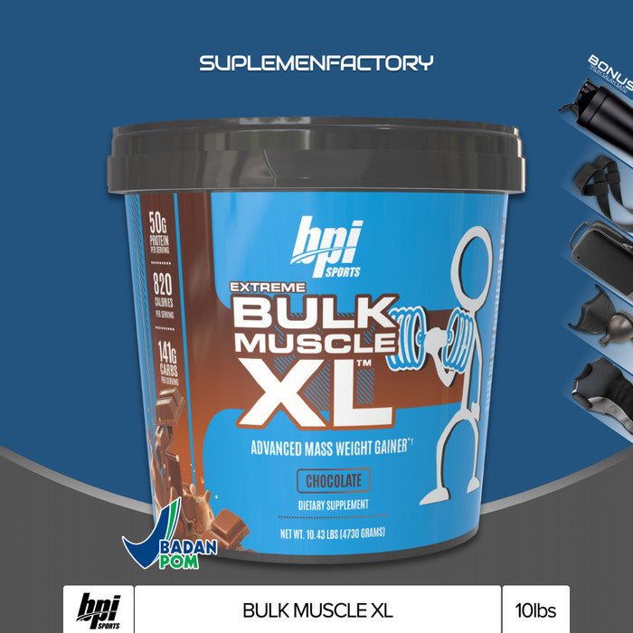 BPI Extreme Bulk Muscle XL Weight Mass Gainer BPI Sports - 2.37lbs