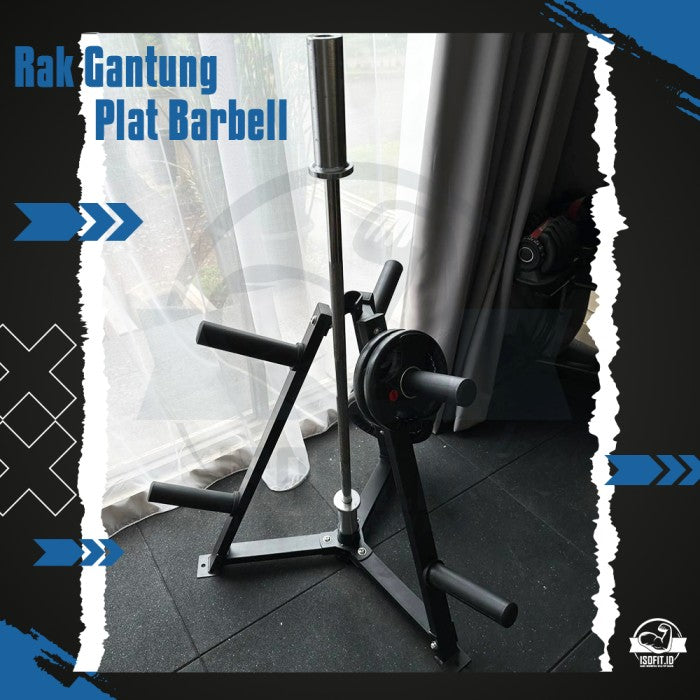 Barbell Sheet Storage Rack / Rak Gantung Plat Barbel