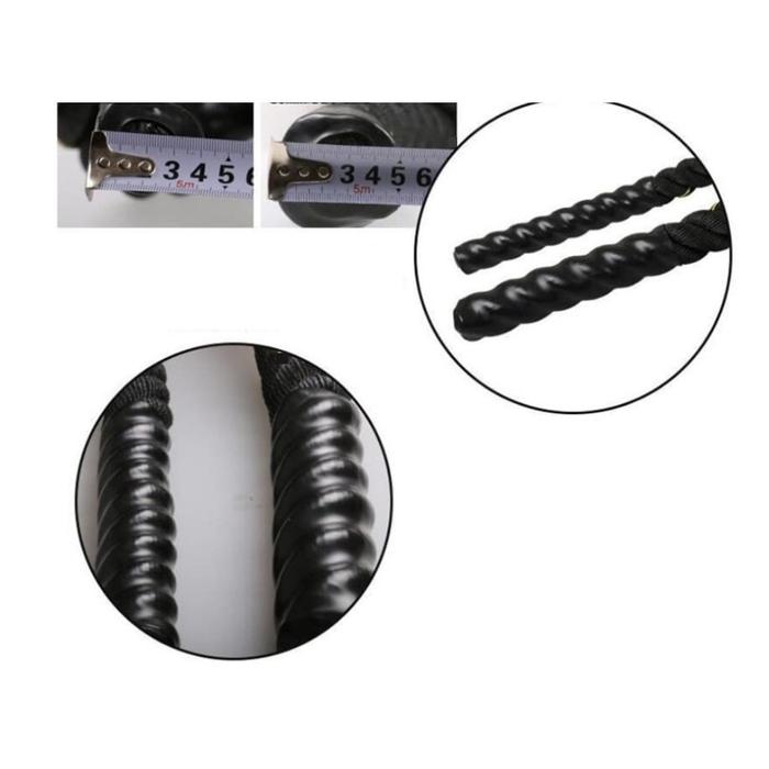 F305A 15M X 25 MM Premium Battle Rope Tali alat Fitness home sport Gym