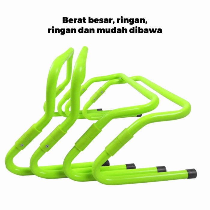 OneTwoFit Hurdle Alat Melatih Reflek Foldable Adjustable 15/30cm Alat Latih Sepak Bola Traning