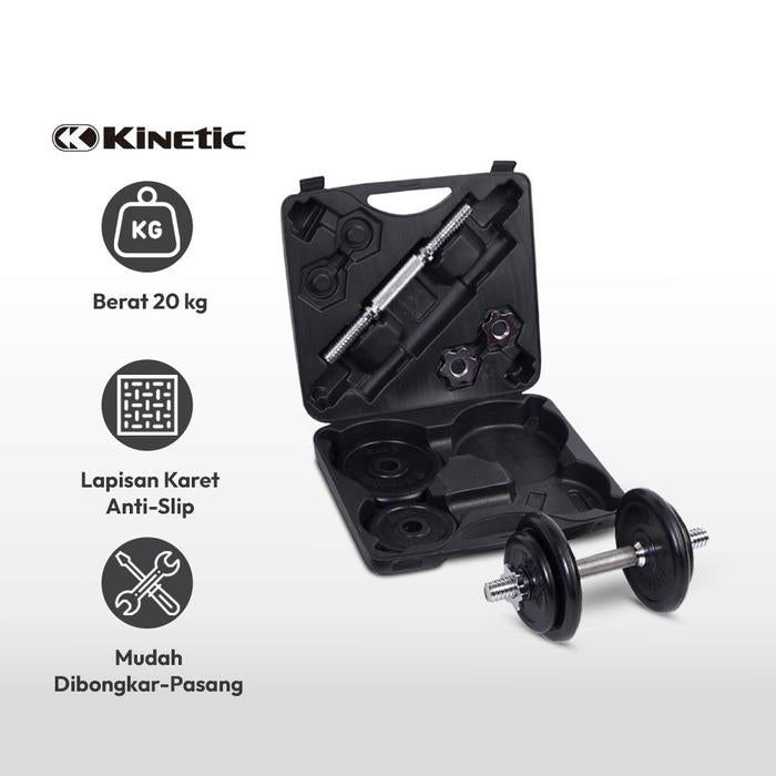 KINETIC DUMBBELL KARET 20 KG