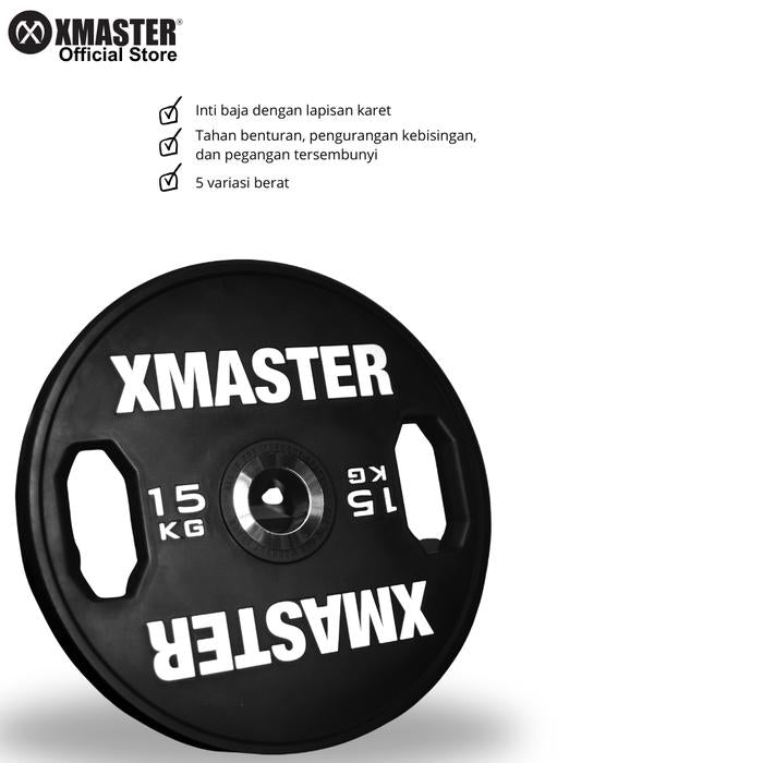 XMASTER Grip Plates CPU Weight Plate Alat Angkat Beban Home Gym Fitness CrossFit Training Powerlifting ROGUE,ELEIKO - 5kg Pair