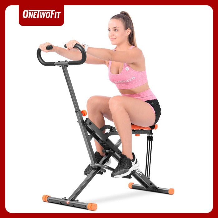 Onetwofit riding machine alat olahraga rumahan fitness gym