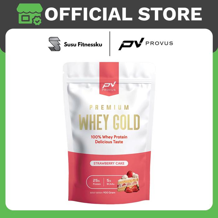 Provus Premium Whey Gold 900gr - Whey Protein Concentrate - Matcha Latte, Topi