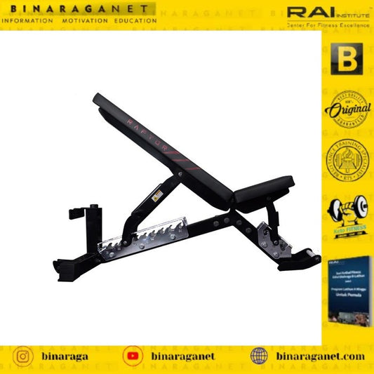 Movestorm® Raptor Adjustable Bench - Black