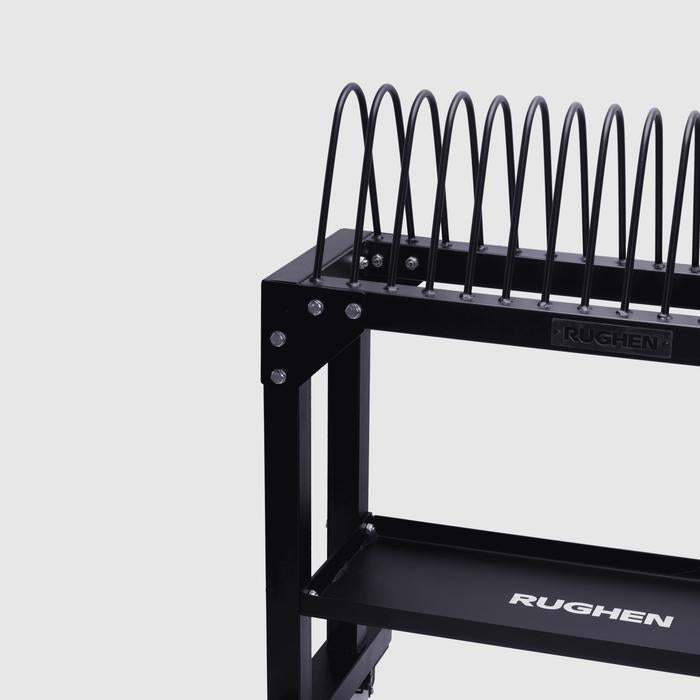 RUGHEN Powerlifting Calibrated Plate Rack