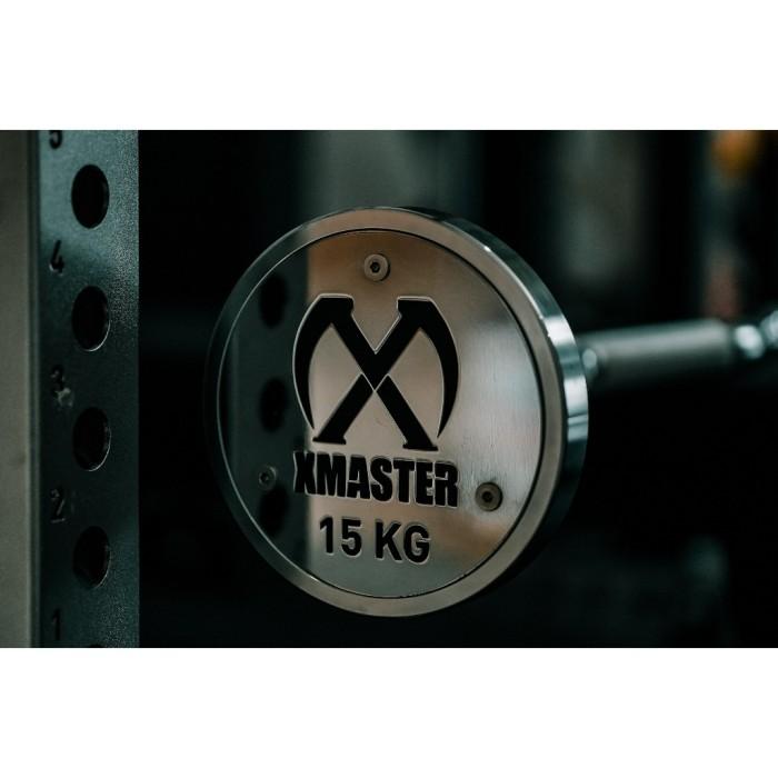 XMASTER Chromed Steel Fixed Straight Curl Barbell Storage Rack Latihan Powerlifting Bodybuilder - Storage Rack - Storage Rack