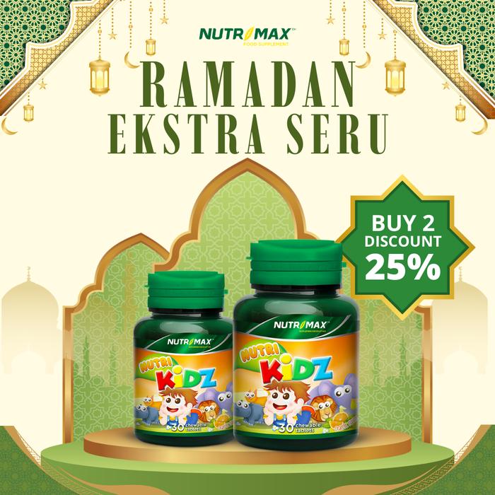 Nutrimax Promo Bundling Spesial Ramadhan D3 Magnesium + K2 Complete Multivitamin D3 + K2 Diagard Nutrikidz Stomach Care Menaquin Gold Vitamin K2 Water Soluble - D3 1000 IU 60 Tablet ( 2 Botol )