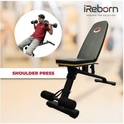 Adjustable Bench Press Bangku Sit Up Multifungsi Kursi Gym Foldable