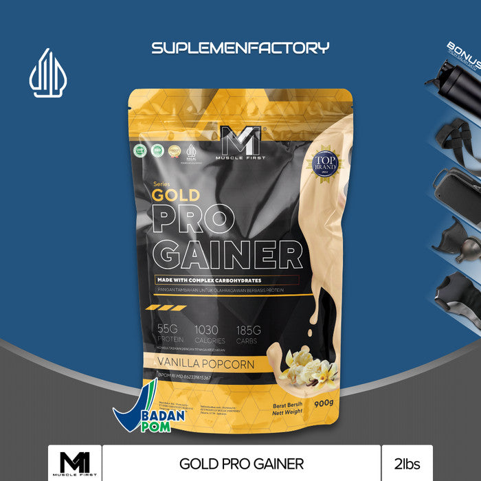 M1 Gold Pro Gainer 2lbs Muscle First Weight Gainer M1 Pro Gainer - Caramel