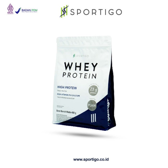 SPORTIGO Whey Protein Isolate Concentrate Pure 450g Pouch - 3 Pouch