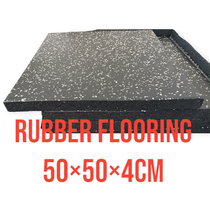 Rubber Tile Gym Floor 40mm-LAntai Karet