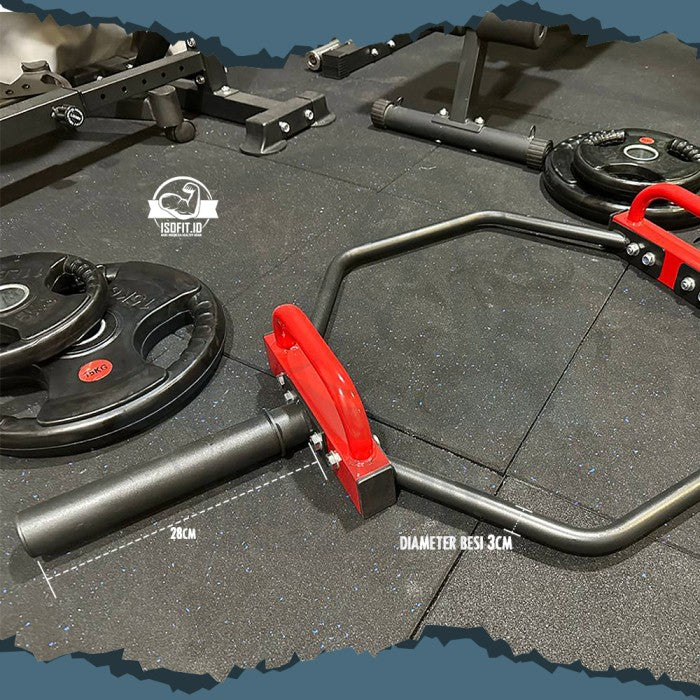 Ring Hex Dumbell Bar / Alat Angkat Beban bentuk Cincin Hex