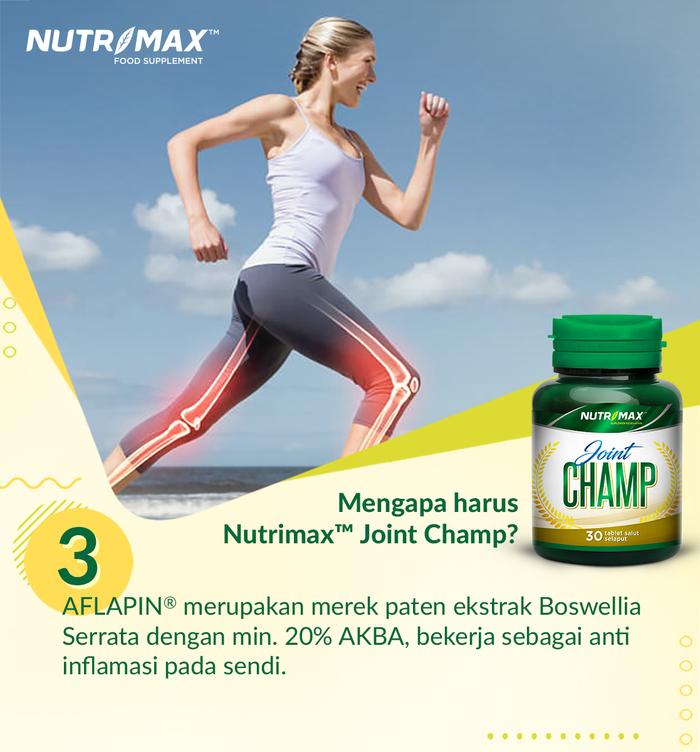 Nutrimax Joint Champ 30 Tablet Membantu Kesehatan Persendian
