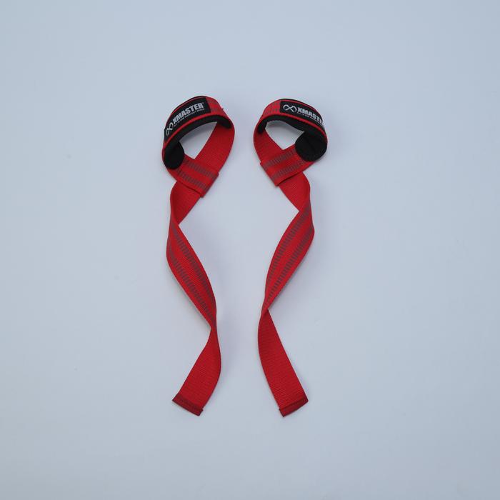 XMASTER Lifting Strap Deadlift – Strap Angkat Beban & CrossFit Grip strap angkat beban - Lifting Strap - Black