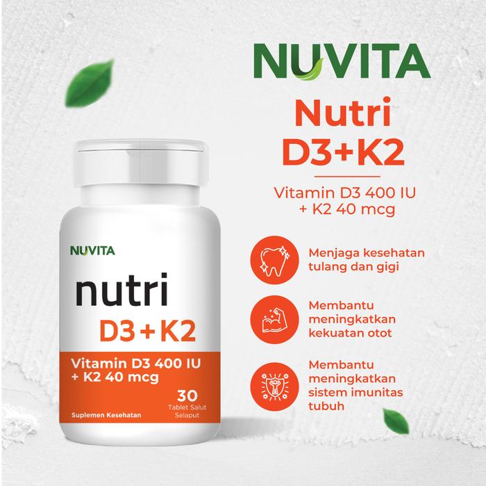 Nuvita Nutri D3+K2 30 Tablet