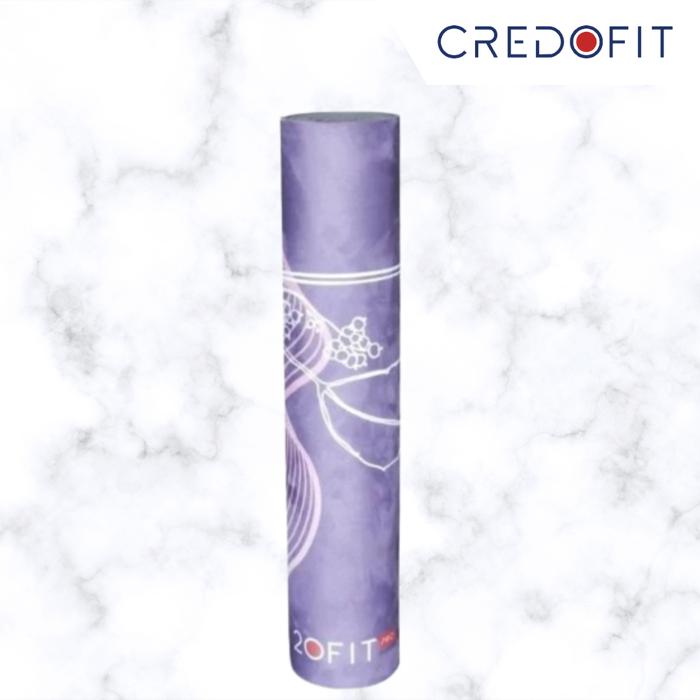 TPE Yoga mat suede flower
