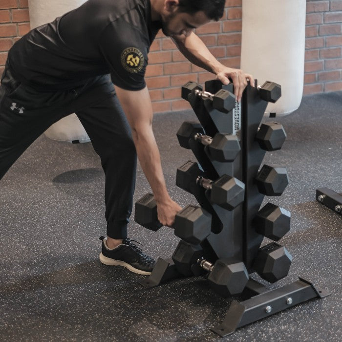 Movestorm® Hexa Dumbbell and Vertical Rack Packages