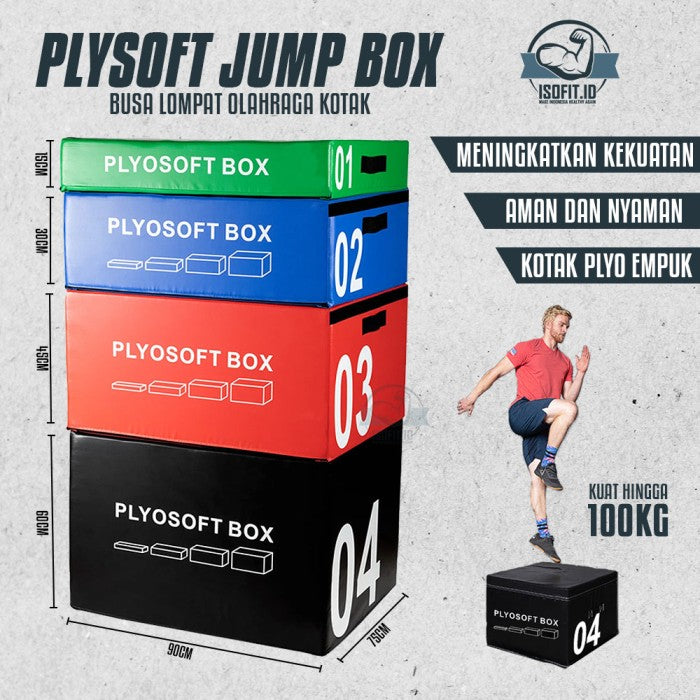 Plyosoft Jump Box / Plyo Box / Busa Lompat Olahraga - BOX 1