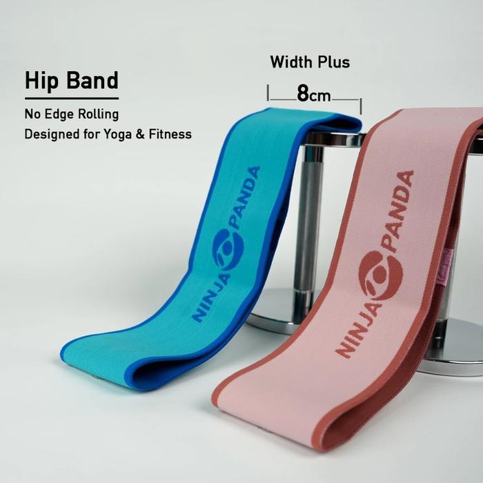 Hip Resistance Band, Yoga Squat Elastic Non-Slip Fitness Weight Loss Stretch CrossFit for Leg Glutes - Blue, S