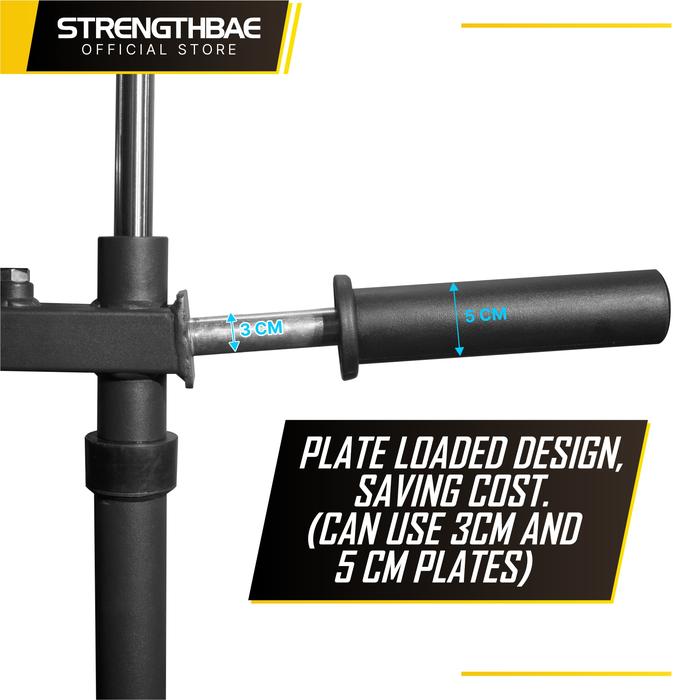 Compact Cable Crossover STRENGTHBAE Single Cable Tower Pulley Cross Over Trainer All in One 1 Gym Fitness