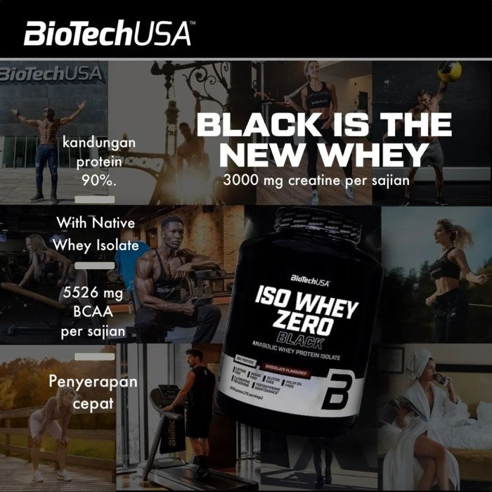 Biotech  - ISOWHEY ZERO BLACK 908 Gram - Vanila