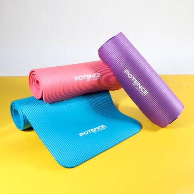 Matras Yoga NBR POTENCE 10mm / Matras Yoga Tebal 10mm NBR