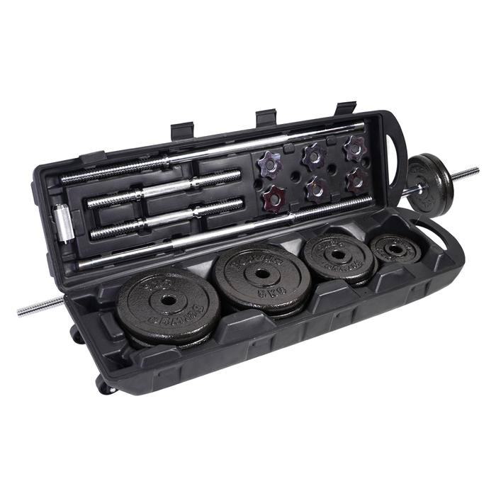 KINETIC SET 3 PCS DUMBBELL 50 KG - HITAM